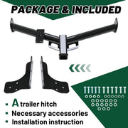 DURAFORCE For Toyota RAV4 2006-2017 2018 Class3 Trailer Towing Hitch Receiver Black NEW