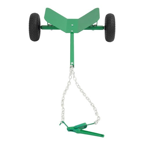 DURAFORCE 600LBS Log Skate Towing Attachment Universal Home&Garden Heavy Duty 24" chains