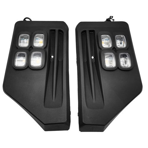 DURAFORCE LED Fog Lights For 2019 2020-2024 Toyota Rav4 Adventure/TRD 4-Eyes Bi-color Lamp