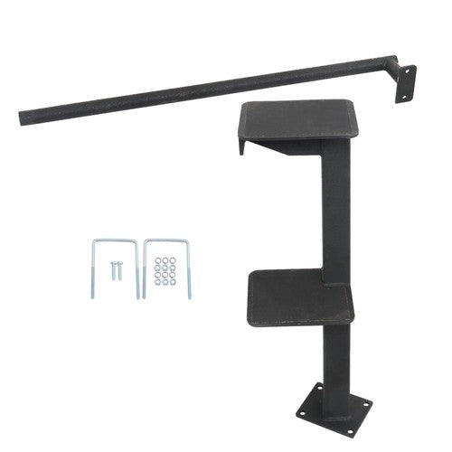 DURAFORCE 2 Steps Boat Trailer Steps with Handrail Boat Trailer Ladder, Boat Trailer Steps
