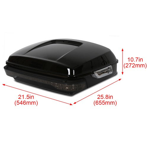 DURAFORCE Chopped Pack Trunk LED Tail Brake Light For Harley Touring Road Glide 2014-2026