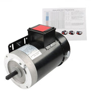 DURAFORCE New 2 HP General Electric Motor 3 Phase 56C Frame 1800 RPM TEFC 230 / 460 Volt