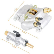 DURAFORCE For Polaris Sportsman 500 4X4 2000 ATV Rear Brake Caliper & Master Cylinder New