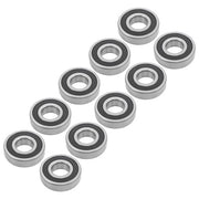 DURAFORCE 10Pcs 6306-2RS Deep Groove Ball Bearings 30mm Inner Dia 72mm OD 19mm Bore Sealed