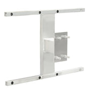 DURAFORCE For 6 Lug Wheel Trailer Spare Tire Carrier Silvery Aluminium W/Mounting Hardware