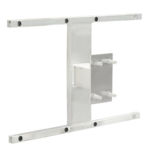 DURAFORCE For 6 Lug Wheel Trailer Spare Tire Carrier Silvery Aluminium W/Mounting Hardware
