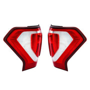 DURAFORCE For Ford Expedition 2018-2021 Right+Left Side Halogen Type Clear&Red Tail Lights