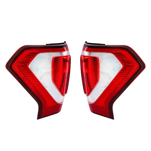 DURAFORCE For Ford Expedition 2018-2021 Right+Left Side Halogen Type Clear&Red Tail Lights