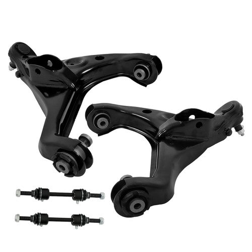 DURAFORCE 4Pcs Front Lower Control Arms Sway Bar Links Fit For Ford F150 4WD 2009-12 2013