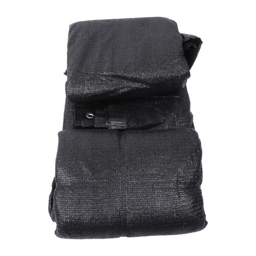 DURAFORCE 5FTx50FT Black Heavy Duty Garden Privacy Fence Barrier Net With Zip Ties