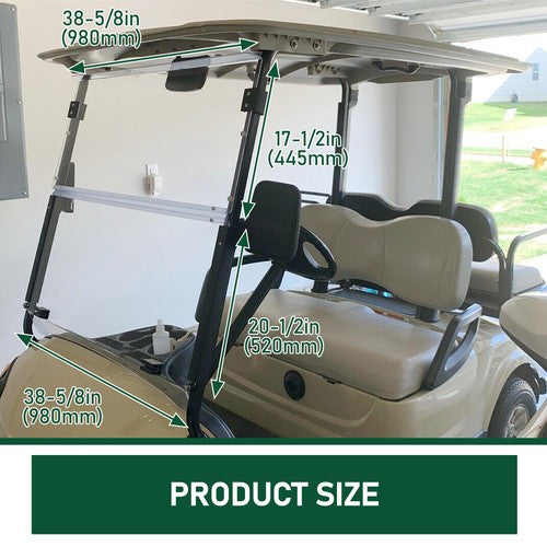 DURAFORCE For Yamaha G29 DRIVE Clear Windshield Folding (07-16) NEW ITEM Golf Cart Part