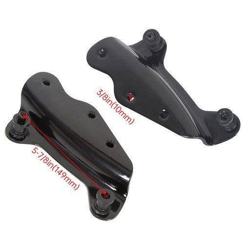 DURAFORCE 4 Point Docking Hardware Kit Bracket For Harley Road Street Glide FLHT 2009-2013
