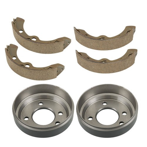 DURAFORCE Brake Drums Shoes Kit For Yamaha G1, G2, G8, G9 Gas/Electric Golf Cart 1982-1992