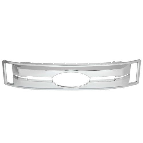 Chrome Grille Overlay Grill Covers For Ford F250 F350 F450 F550 XL 2017-2019