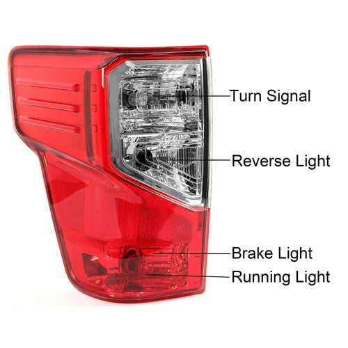 DURAFORCE For 16 17-23 Nissan Titan XD Halogen Left LH Driver Rear Tail Light Assembly NEW