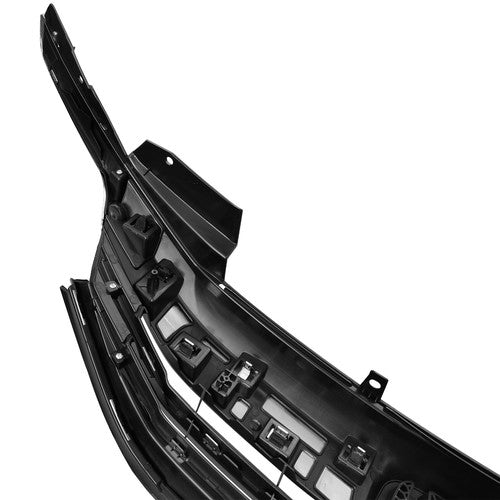 FIT For 2016 2017 Honda Accord EX Sedan Front Bumper Upper Grille W/Chrome Trim