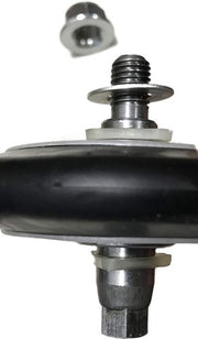 DURAFORCE 4X 4581EL3001A Dryer Drum Roller Wheel & Shaft Kit for LG Kenmore Sears