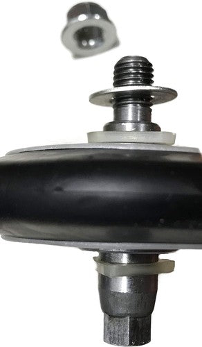 DURAFORCE 4X 4581EL3001A Dryer Drum Roller Wheel & Shaft Kit for LG Kenmore Sears