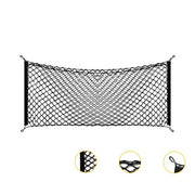 DURAFORCE For Car Rear Envelope Style Trunk Cargo Net Storage Organizer Universal Bag Hook