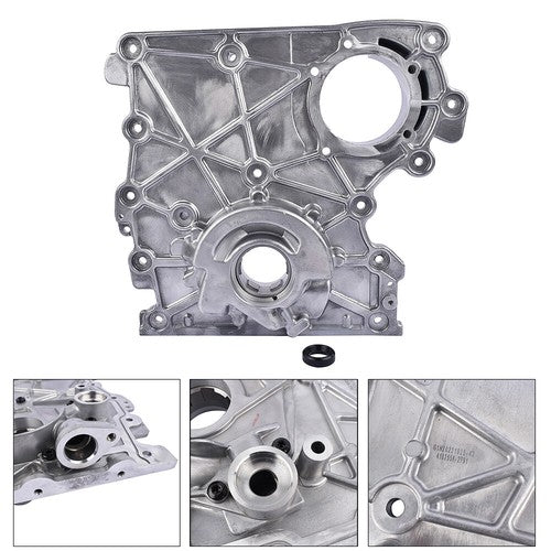 DURAFORCE Engine Timing Chain Cover w/ Oil Pump for Chevy Colorado GMC Canyon Buick Isuzu