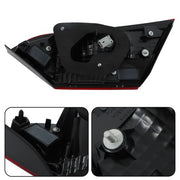 DURAFORCE Driver/Left For Toyota Camry 2021-2023 Halogen Type Tail Light Clear & Red Inner