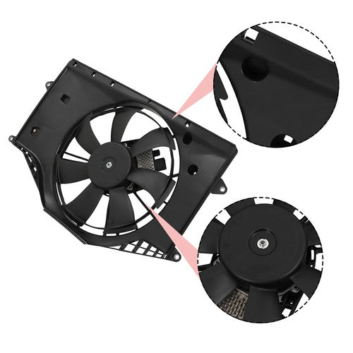 DURAFORCE Radiator Cooling Fan Assembly For Honda Civic 2016-2020 1.5L 624610 HO3115173