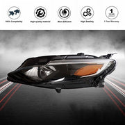 DURAFORCE Fit For Chevy Malibu 2019-2020 Headlight Assembly Set Left Driver Side LH Clear