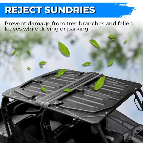 Black UTV Hard Top ABS Roof for Polaris Ranger Crew 800 2010-2014