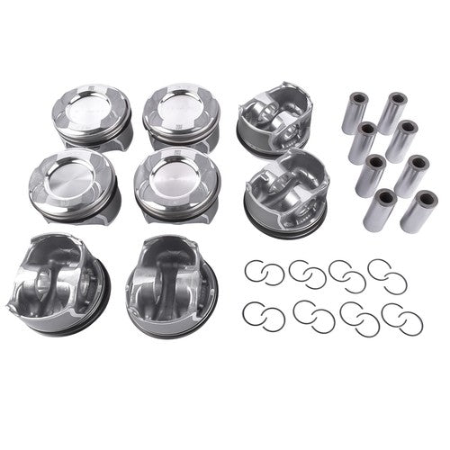 DURAFORCE M278 Engine Pistons Set Φ24mm Φ92.9mm for Mercedes-Benz C216 X166 W222 4.6L 4.7L