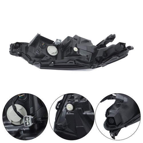 DURAFORCE Headlight Assembly For Toyota Camry XSE XLE 2021 2022 Full LED Black Driver Left