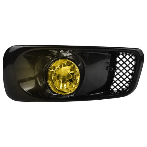 DURAFORCE For 1999-2000 Honda Civic Front Bumper Halogen Fog Lights Lamp&Grille Grill 3PCS