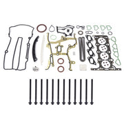 DURAFORCE Head Gasket Bolts Kit + Timing Chain Kit for Chevy Cruze Sonic Buick Encore 1.4L