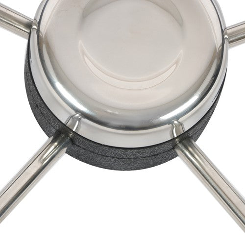 DURAFORCE New Stainless Steel Yach Steering Wheel with PU Foam 5 Spoke 13-7/8 Inch?Black?