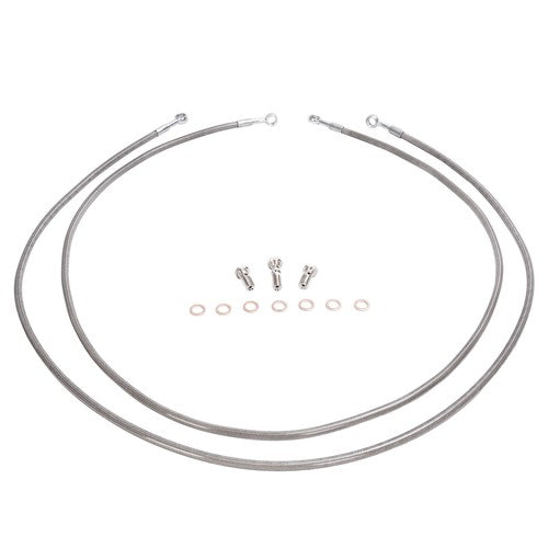 DURAFORCE Brake Lines + 3" For Yamaha Raptor 125/250 Raptor 350 04-13 Warrior 350 87-04