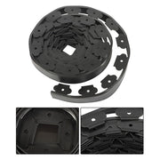 DURAFORCE L-shaped Landscape Edging Border Kit 100' No-Dig Garden 1.5" Edge Lawn Border