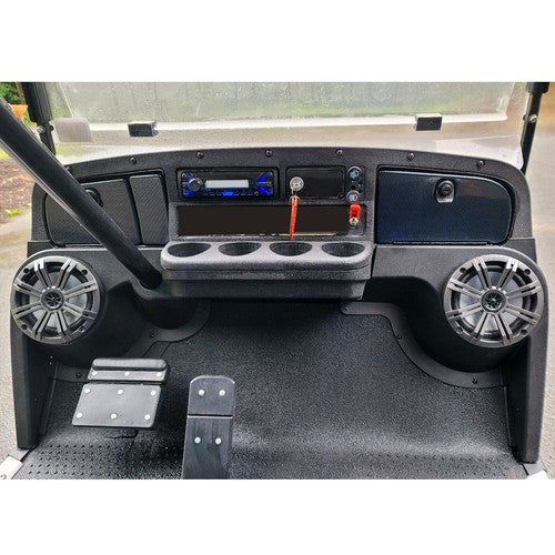 DURAFORCE Golf Cart Speaker Pods ABS For 1994-Up EZGO TXT For 627153 Pair Speaker Stands