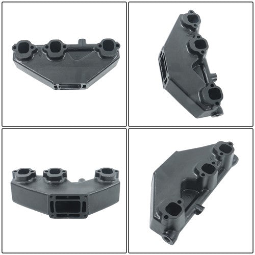 DURAFORCE NEW Exhaust Manifold Assembly 3857656 3852338 For Volvo Penta OMC GLM 4.3L V6