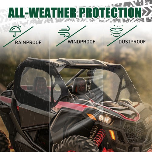 DURAFORCE For Can Am Maverick X MR Turbo R 2025 UTV Soft Upper Door Enclosure Set