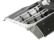 DURAFORCE Front Upper Chrome Grille for 2005-2010 for VW for Volkswagen Jetta MK5 Sedan