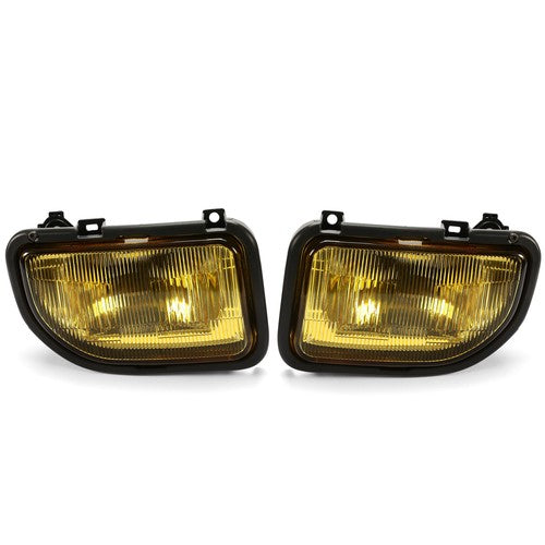 Set Fog Lights Yellow For Toyota MR2 1991-1995 Front Bumper Lamps With Bulbs