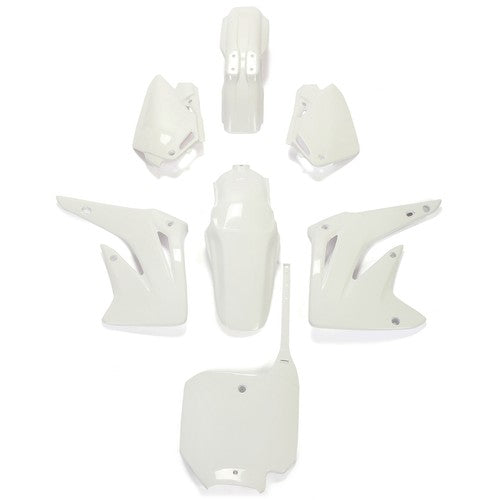 DURAFORCE White Restyled Plastic Kit Shrouds Fenders Fairing For Honda CR85R CR85RB 03-07