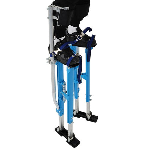 DURAFORCE Painting Stilt 36" - 48" Drywall Stilts Adjustable Aluminum Alloy Tool Blue