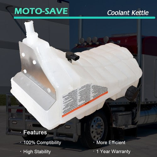DURAFORCE Fit For 08-11 Peterbilt 365 Coolant Reservoir Tank W/Cap & Sensor AM-2804282367