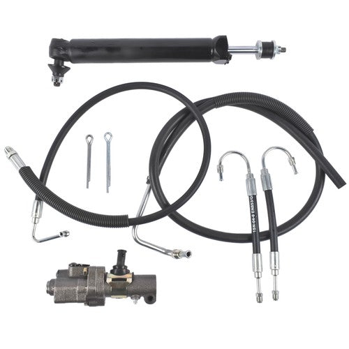 DURAFORCE Power Steering Valve Cylinder Hose Kit for Chevy Bel Air 60-64 V8 4.6L 5.3L 5.7L
