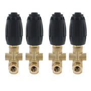 DURAFORCE 4 Pack Unloader Valve VRT3-310 8GPM 3/8" FNPT 4350PSI Pressure Washer Pump