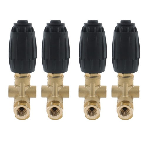 DURAFORCE 4 Pack Unloader Valve VRT3-310 8GPM 3/8" FNPT 4350PSI Pressure Washer Pump