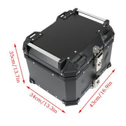 DURAFORCE Motorcycle 36L Side Case Hard Saddlebag Aluminum & 45L Top Case Tail Box Luggage
