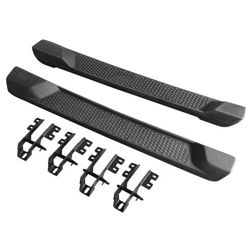 DURAFORCE For 2007 08 09-2018 Jeep Wrangler JK 2 Door Nerf Bar Running Boards Side Step