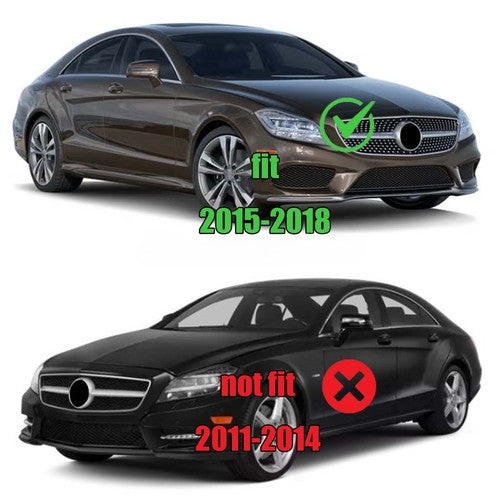 DURAFORCE Front Grille For Mercedes Benz CLS500 CLS550 W218 2015-2018 Black