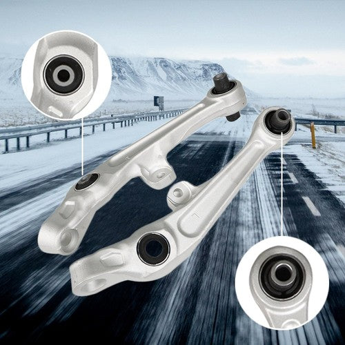 DURAFORCE For Nissan 350Z Infiniti G35 03-04 RWD New Front Control Arms Tierods Sway Bars